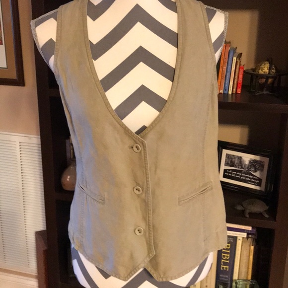 J. Jill XS Vest Tan